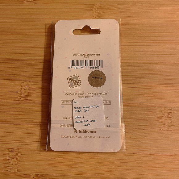 NEW San-X Rilakkuma Cute Tiger Cat Magnets - Picture 2 of 4